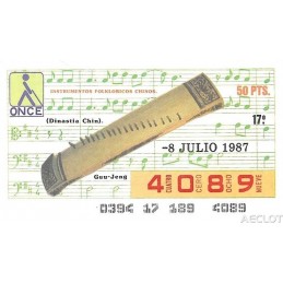 1987. Cupón 8-Julio