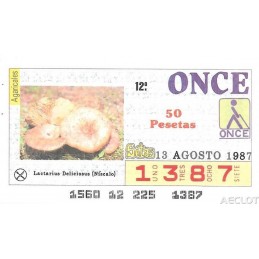 1987. Cupón 13-Agosto