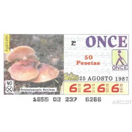 1987. Cupón 25-Agosto