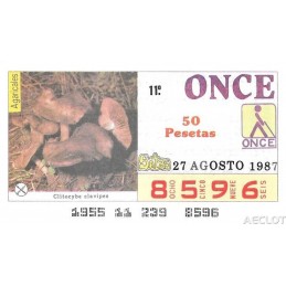 1987. Cupón 27-Agosto