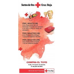 2016. Flyer Sorteo de Oro