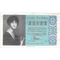 Sorteo 34 de 1960