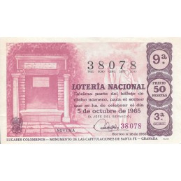 Sorteo 28 de 1965