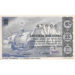 Sorteo 33 de 1965