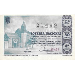 Sorteo 32 de 1965