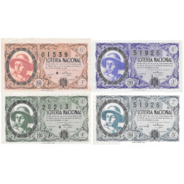Sorteo 36 de 1948. 4 Series