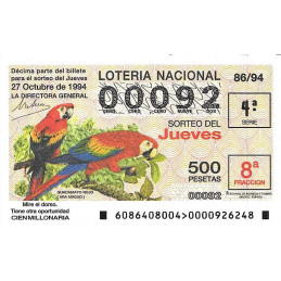 Sorteo 86 de 1994
