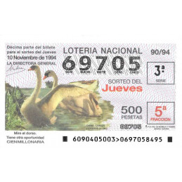 Sorteo 90 de 1994