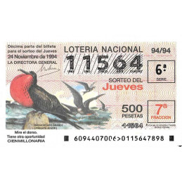 Sorteo 94 de 1994