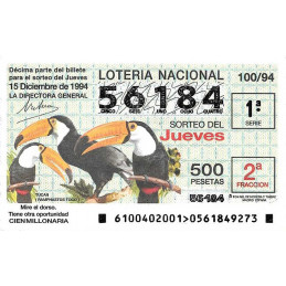 Sorteo 100 de 1994