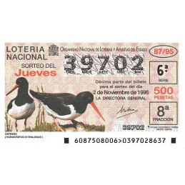 Sorteo 87 de 1995
