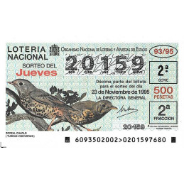 Sorteo 93 de 1995
