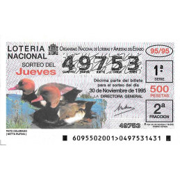 Sorteo 95 de 1995
