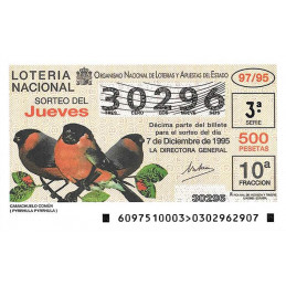 Sorteo 97 de 1995