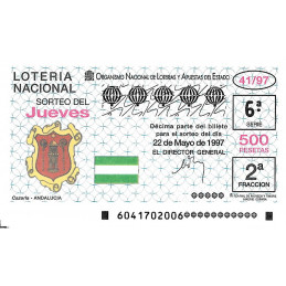 Sorteo 41 de 1997