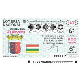 Sorteo 45 de 1997