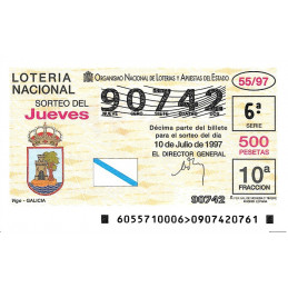 Sorteo 55 de 1997