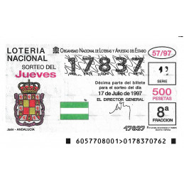 Sorteo 57 de 1997