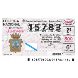Sorteo 65 de 1997