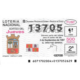 Sorteo 71 de 1997