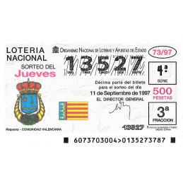 Sorteo 73 de 1997