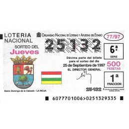 Sorteo 77 de 1997