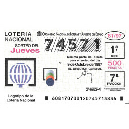 Sorteo 81 de 1997