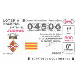 Sorteo 99 de 1997