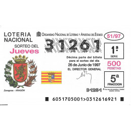 Sorteo 51 de 1997