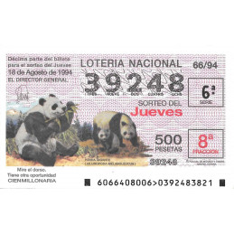 Sorteo 66 de 1994