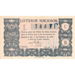 Sorteo 4 de 1948