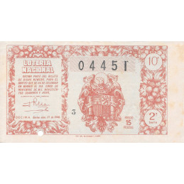 Sorteo 31 de 1948