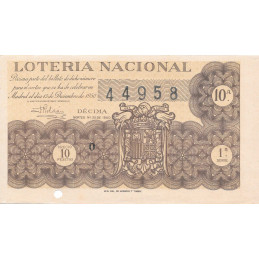 Sorteo 35 de 1950