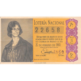 Sorteo 6 de 1960