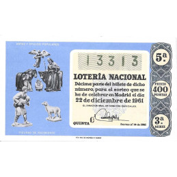 Sorteo 36 de 1961