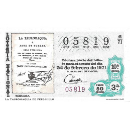 Sorteo 6 de 1971