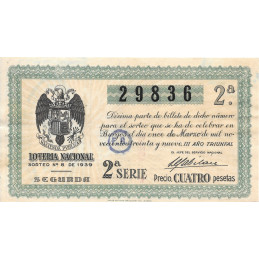Sorteo 8 de 1939 (Burgos)