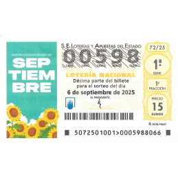 Número 00598
