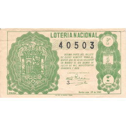 Sorteo 20 de 1946