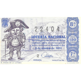 Sorteo 1 de 1963