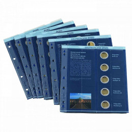 2020. Hojas para monedas de...