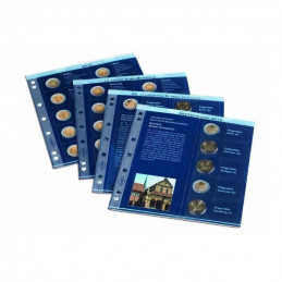 2021. Hojas para monedas de...