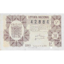 Sorteo 8 de 1950