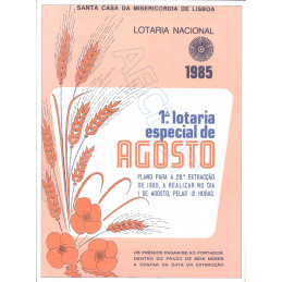 1985. Cartel Lotaria...