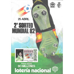 1981. Cartel Mundial'82. 21x15
