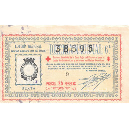 Sorteo 29 de 1936
