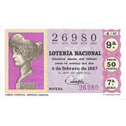 Sorteo 4 de 1967