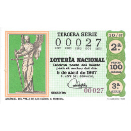 Sorteo 10 de 1967