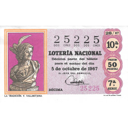 Sorteo 28 de 1967