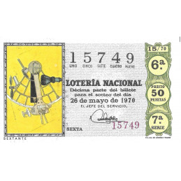 Sorteo 15 de 1970